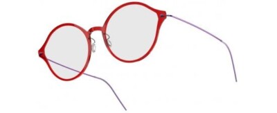 Lindberg Eyeglasses NOW Titanium 6558 802 95 Red Frames Eyewear 50