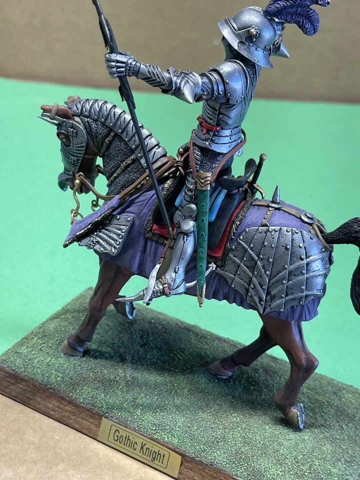 Hinchliffe Models Giant Gothic Knight Mounted 90mm Connoisseur Pro Painted A+++ - Image 3 of 4