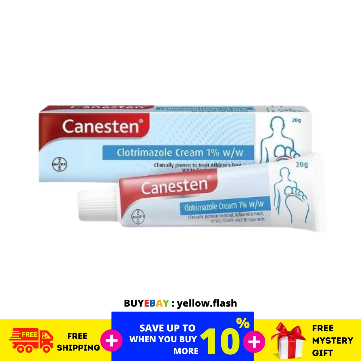 Canesten 1% Anti Fungal Cream 20g