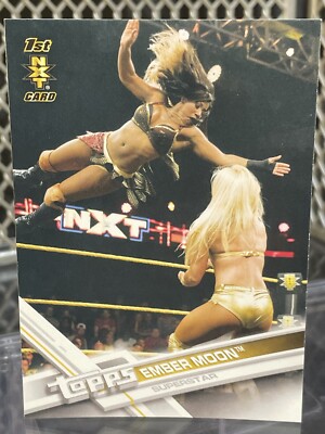 2017 Topps WWE Ember Moon Wrestling Card #72 ROH AEW Athena NXT Rookie Card