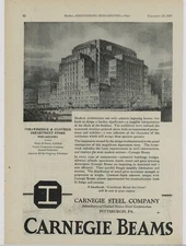 1929 Carnegie Steel Ad: Strawbridge & Clothier Department Store - Philadelphia
