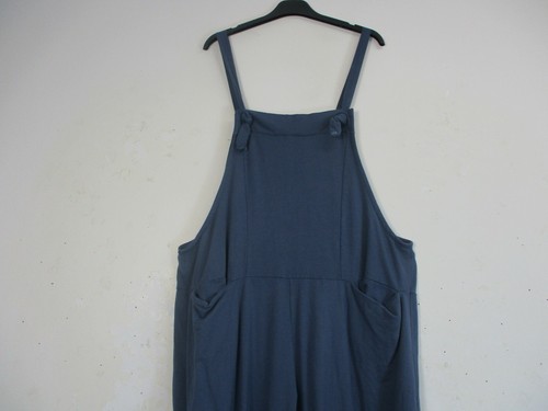 Lagenlook Ladies Dungarees/Jumpsuit 95% Cotton Stretchy Jersey Knit OneSize12-16 - Picture 44 of 53