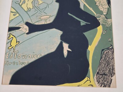 ロートレック 踊るアリス油絵絵画額入りオリジナル原画