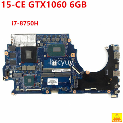 For HP OMEN 15T-CE100 15-CE198WM 15-CE Motherboard With i7-8750H CPU GTX1060/6GB