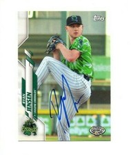 Ryan Jensen 2020 Topps Pro Debut IP autographed signed card Chicago Cubs 152