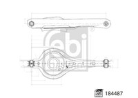 Febi Bilstein 184487 Spurlenker FüR Ford