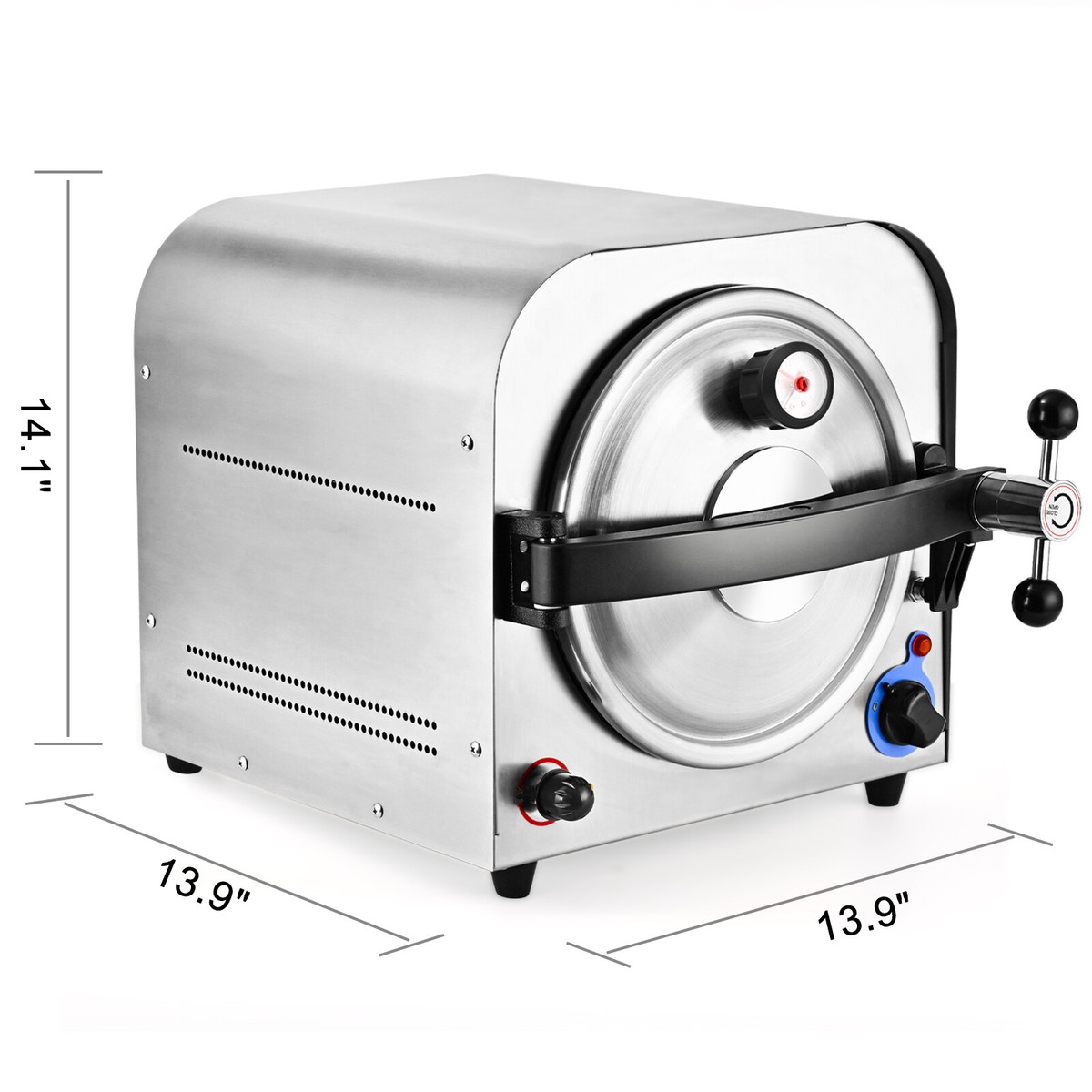 TR250E 14L Dental Lab Autoclave Steam Sterilizer 900W Safe