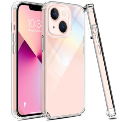 For iPhone 15 14 13 12 11 Pro Max Mini Soft Silicone Clear Cover Shockproof Case