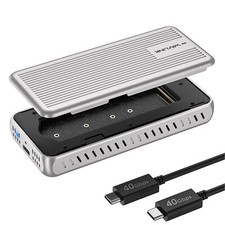 40Gbps PCIe NVMe SSD Enclosure USB 4 Hard Drive Enclosure External for Win/Mac