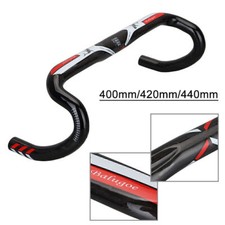 31.8 400/420/440mm Carbon Road Bike Handlebar Racing Drop Bar Bicycle Handle