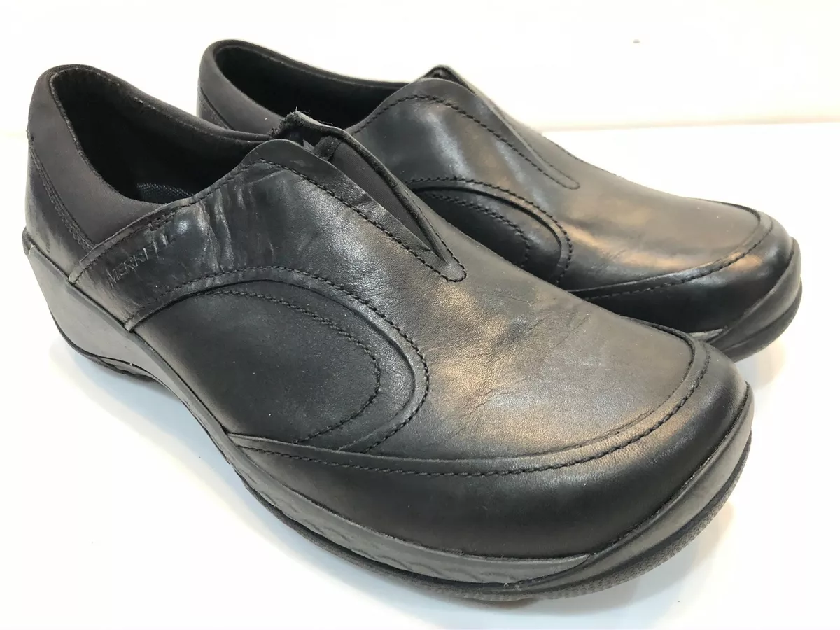 Merrell Encore Q2 Moc Leather Women s Shoes Color Black Size 8