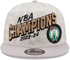 Boston Celtics 2024 NBA Champions Snapback Hat New Era Locker Room 9Fifty w/tags