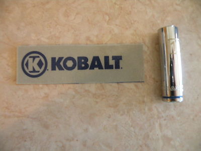 NEW.. KOBALT 1/4'' Drive Dr - METRIC mm - Deep SOCKET - 6 Point Pt 6pt - ANY SIZE