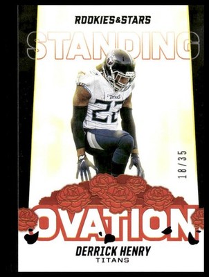 Derrick Henry /35 2021 Panini Rookies & Stars #SO-12 Purple Titans