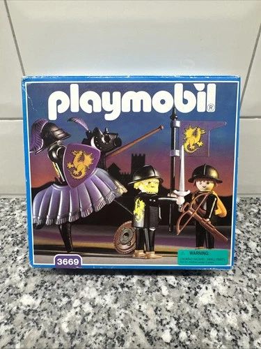 Vintage Playmobil Set 3669 Dragon Knight Factory Sealed