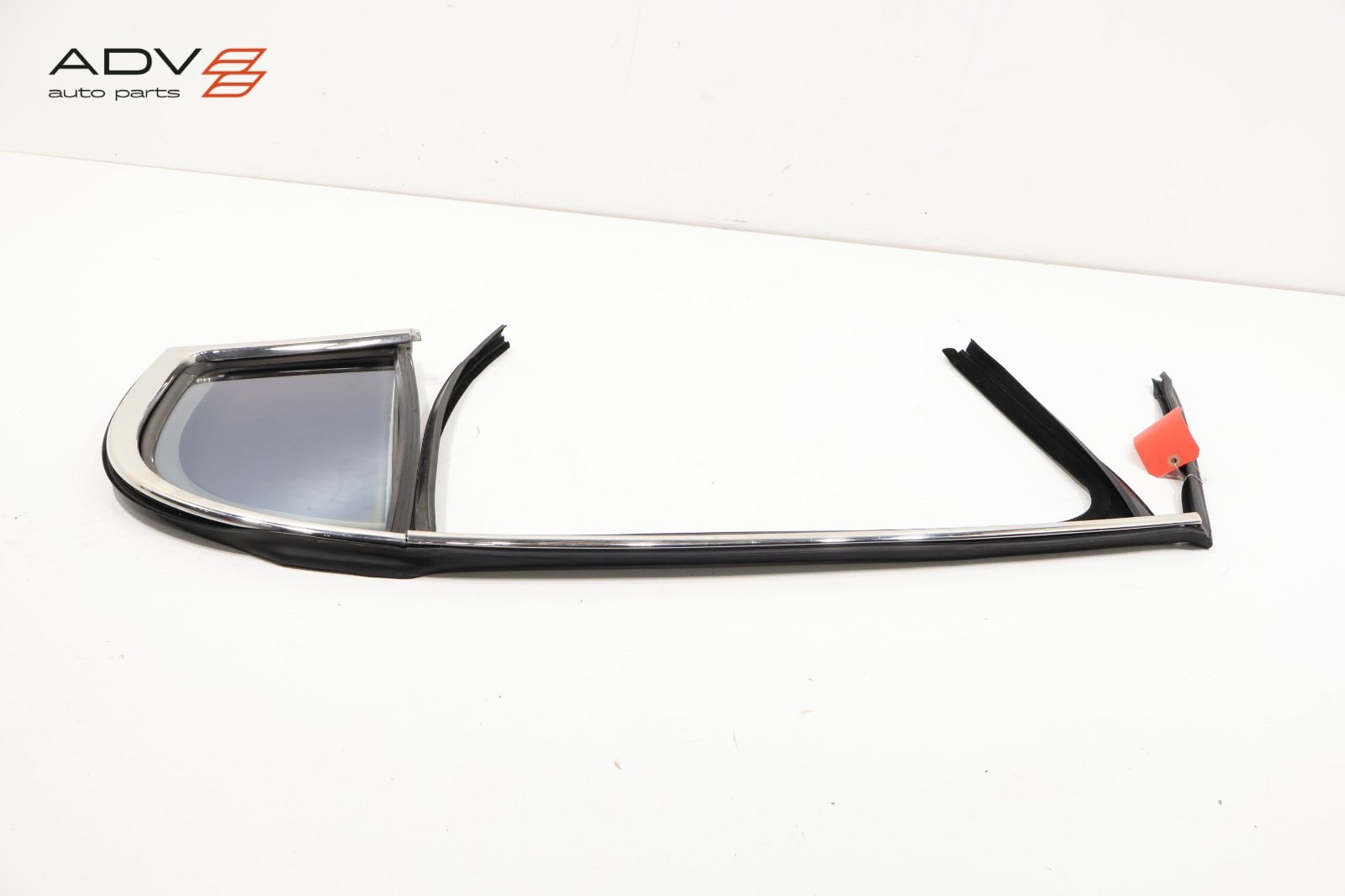 2006-12 BENTLEY CONTINENTAL REAR LEFT DOOR WINDOW RUN CHANNEL SEAL W/ GLASS OEM