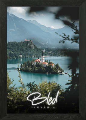Bleder See Slowenien Gerahmtes Wandbild Poster Leinwanddruck Bild