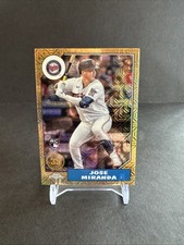 2022 Topps CHROME 35th ANNIVERSARY ROOKIE CARD #T87C-33 Jose Miranda EX/NM. rookie card picture