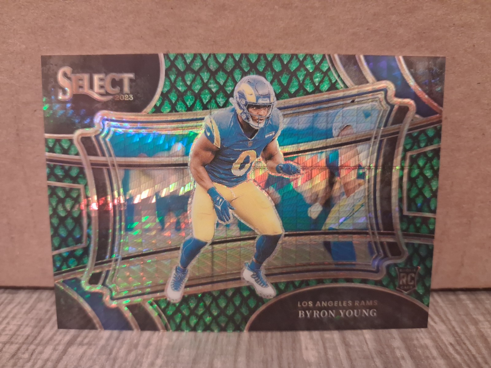2023 Panini Select Byron Young Green Dragon Scale #15/70