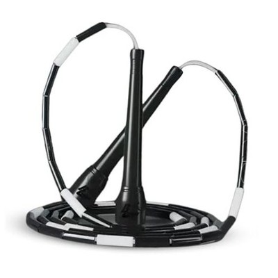 Buddy Lee New Beaded Jump Rope   Adjustable Skipping Rope for Kids Black/White