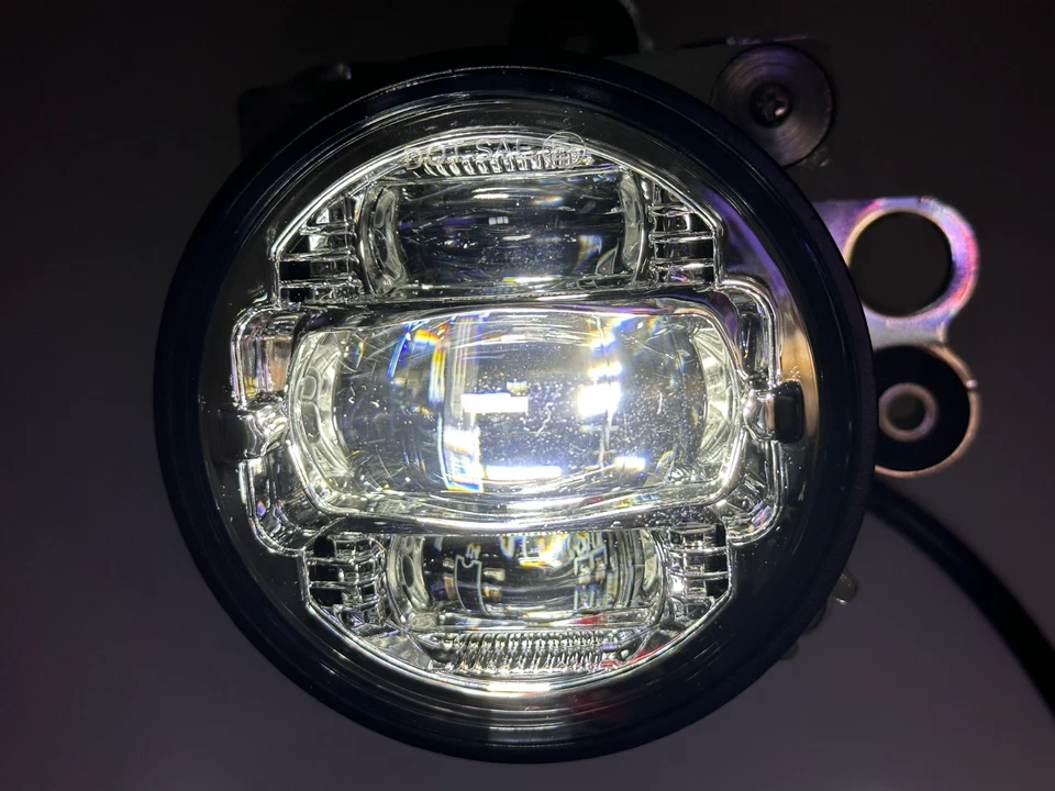 2X Luces antiniebla LED cromadas Plug and Play para Honda GL1800 Goldwing 1800 2002-2010 Foto 2 de 4