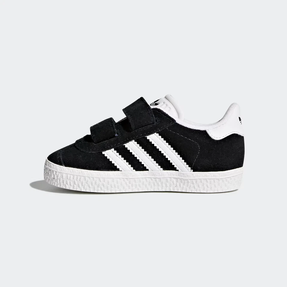 Adidas Gazelle CQ3139 Zapatilla Niño Pequeño Negro Gamuza Gancho y Lazo Estilo de Vida Zapatos Foto 2 de 4