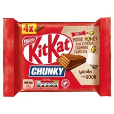 KitKat F1 Chunky Milk Chocolate Bar 4 Pack Multipack 160g 4 x 40g