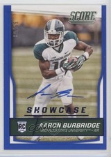 2016 Score Rookies Showcase Signatures 89/99 Aaron Burbridge #377 Auto o6n