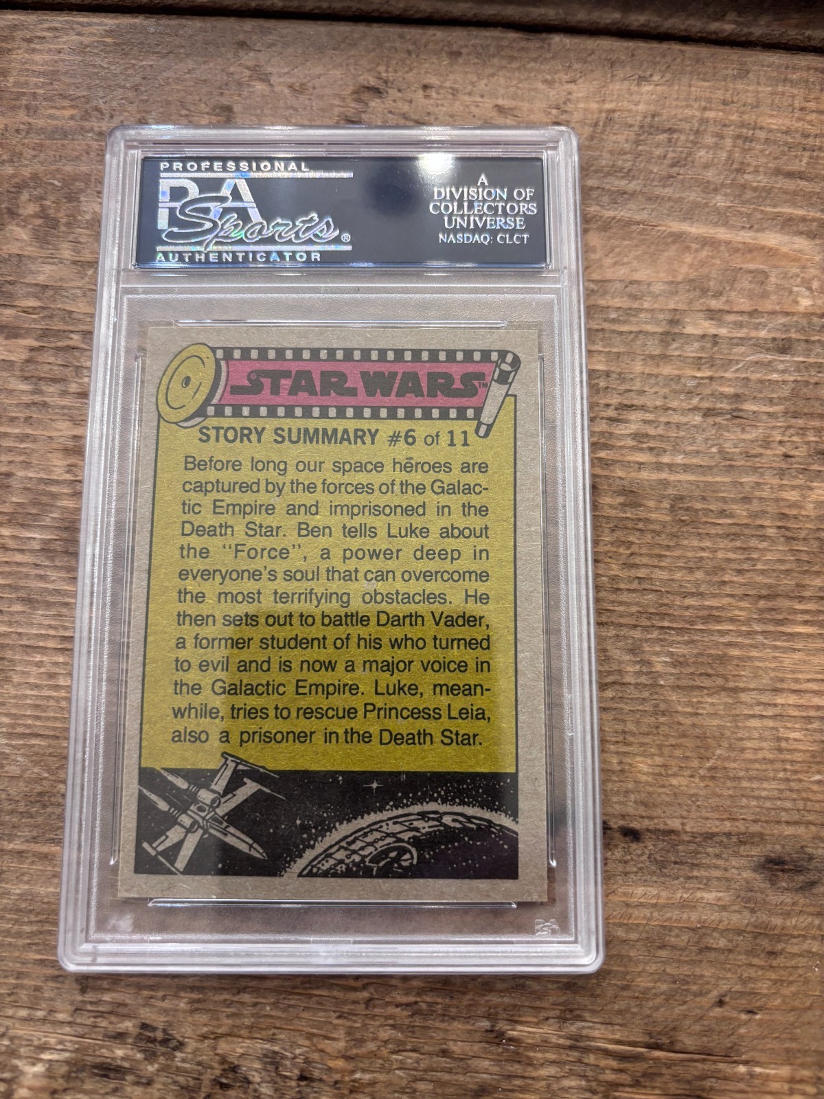 1977 Star wars topps #32 Lord Vader's Guards PSA 10 No Reserve view 2