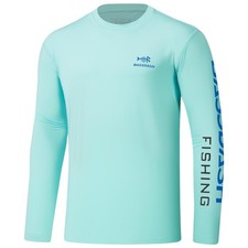 Men  s UPF 50 Sun Protection Long Sleeve Shirts Quick Dry Performance SPF UV ...