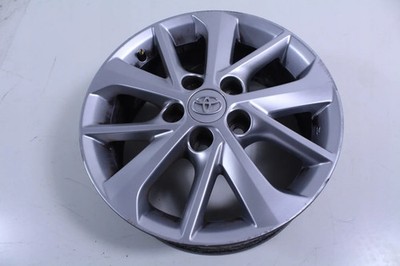 1x Alufelge 16 Zoll 6.5'' 5x114.3 45ET Glanz Silber 42611-02E90 Toyota Auris