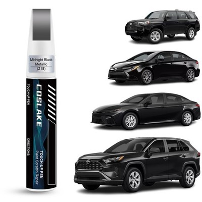 Touch Up Paint Kit For Toyota 218 Midnight Black Metallic Scratch Repair Kit