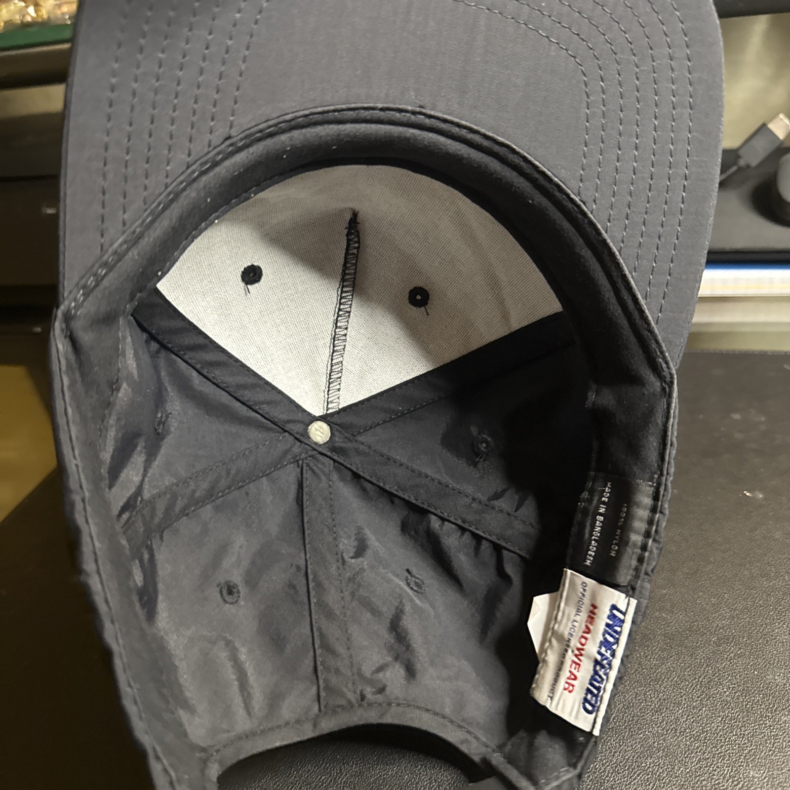 Undefeated SnapBack Hat Black Polyester Unstructu… - image 2