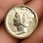 1945 Mercury Dime 10C Silver 0.9 Fine Business Strike Philadelphia KM#140