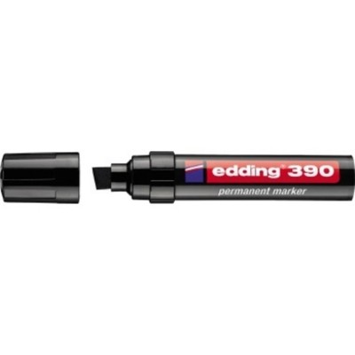 edding Permanentmarker 390 4-390001 4-12mm Keilspitze nachfüllbar sw