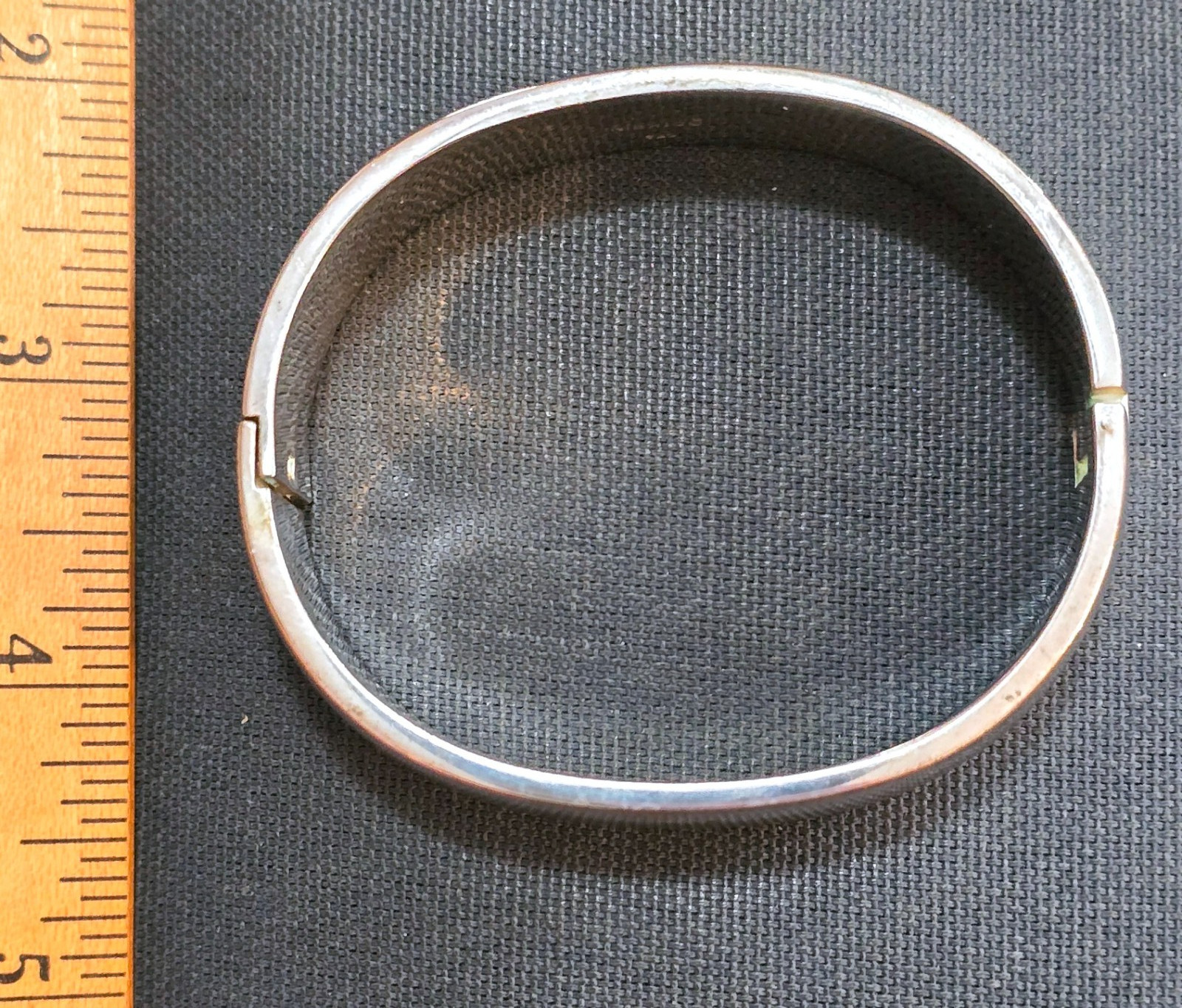 Simple Basic Mexico 925 Sterling Silver Hinged Ba… - image 6