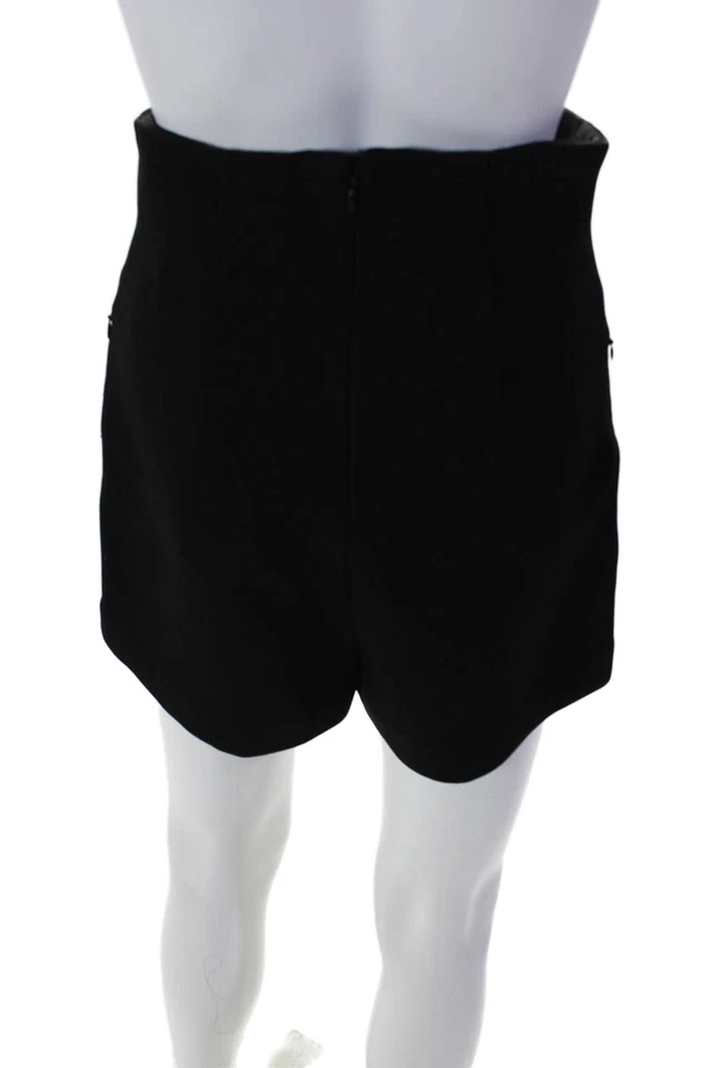 3.1 Phillip Lim женщин крюк застежки плоский переднее платье шорты черный размер 4 - Изображение 3 из 4