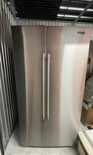 Maytag - 25 Cu. Ft. Side-by-Side Freestanding Refrigerator - Stainless Steel