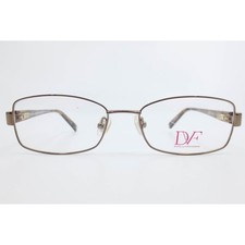 Diane von Furstenberg DVF8031 200 Brown Rectangular Eyeglasses Frames 51-16-135