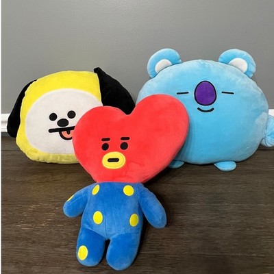 BT21 Plush Lot Tata Koya Chimmy Aurora BTS Official Merch Pillow Stuffed