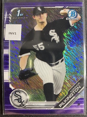 Pilkington, Konnor - 2019 Bowman Chrome Prospects - Purple Shimmer - INV1