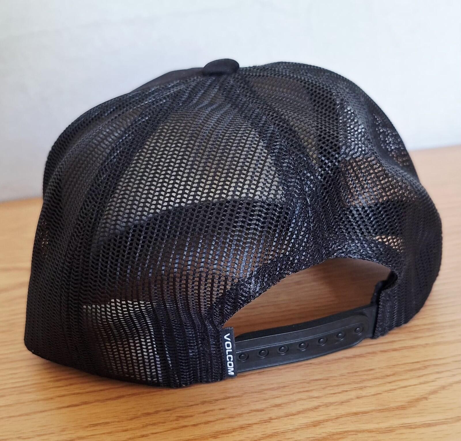 RARE Volcom Full Frontal Cheese Trucker Hat Neon Yellow Stone Deadstock 2019 NOS image 8