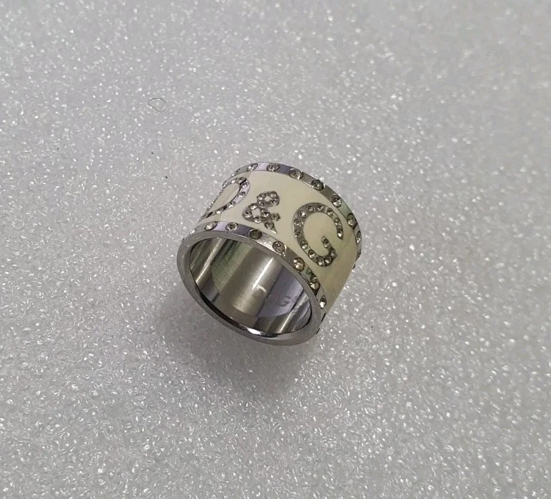 D&G Charms Stainless Steel Unisex / Ladies Ring UK SIZE P No. 16 - Image 4 of 4