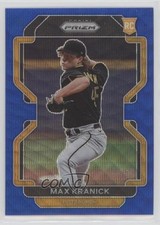 2022 Panini Prizm Tier II Blue Wave Prizm 45/60 Max Kranick #185 11pj