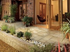 BRADSTONE OLD TOWN ECO PAVING/EDGING IN WEATHERED LIMESTONE  - DELIVERY INCLUDED