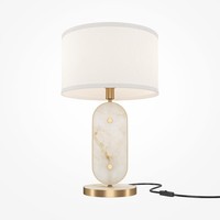 Moderne Tischlampe 1X40W E27 In Weiß Und Gold IP20