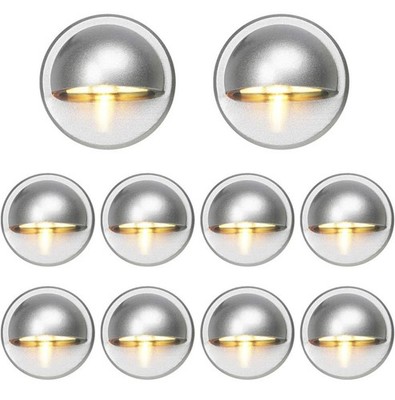 FVTLED 12v DC Led half moon Deck/Stair Lights 0.5W RGB 10pcs-Model B106