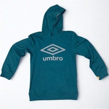 Umbro Kids Teal Green Hoodie  Size L  New With Tags