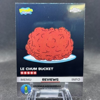 2025 Topps Chrome SpongeBob Chum Fricassee Kelp Reviews #BB-20