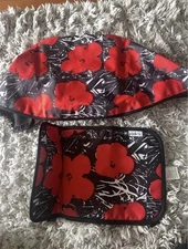 Bugaboo Chameleon Andy Warhol Special Edition Canopy/Liner Carry Cot Red Poppies